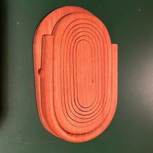 Wooden basket trivet